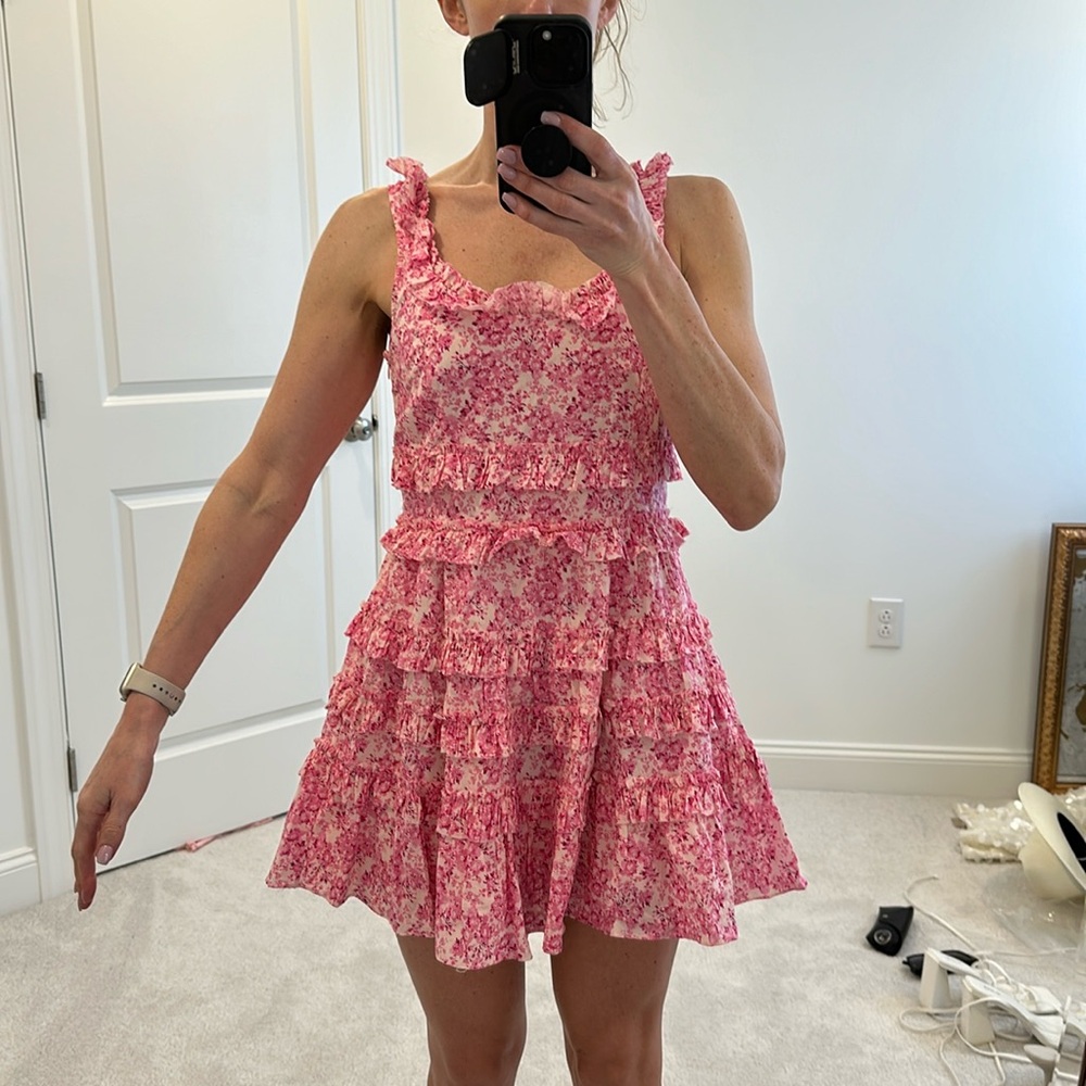 Love shake fancy pink dress